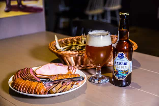 Lest&Lammas meat products with Kassari light beer